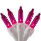 Brite Star 7.75ft. Mini Pink Icicle 100ct. Christmas Lights - image 3