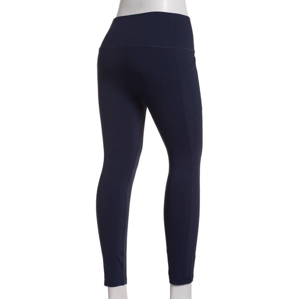 Womens RBX Nylon & Spandex Solid Ankle Leggings