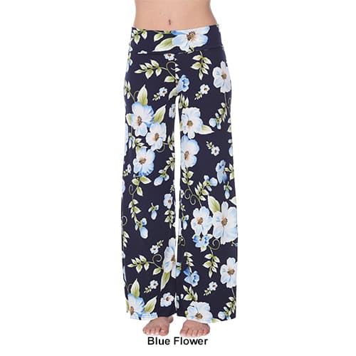 Womens White Mark Floral Print Palazzo Pants