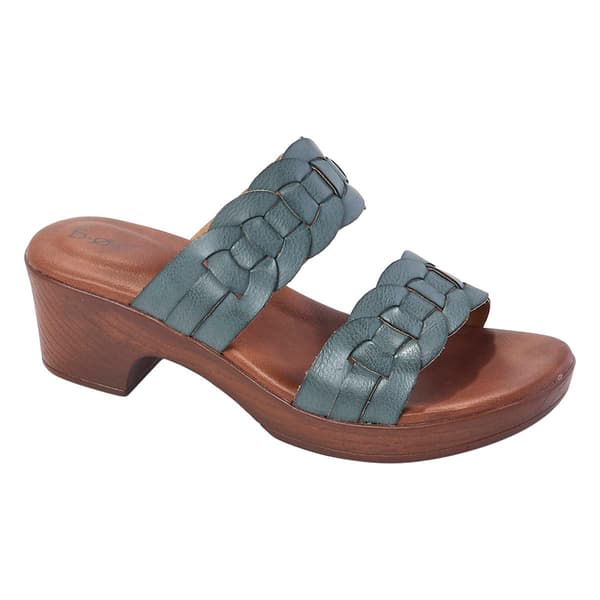 Womens B.O.C Jillian Strappy Slide Sandals Blue Boscov's