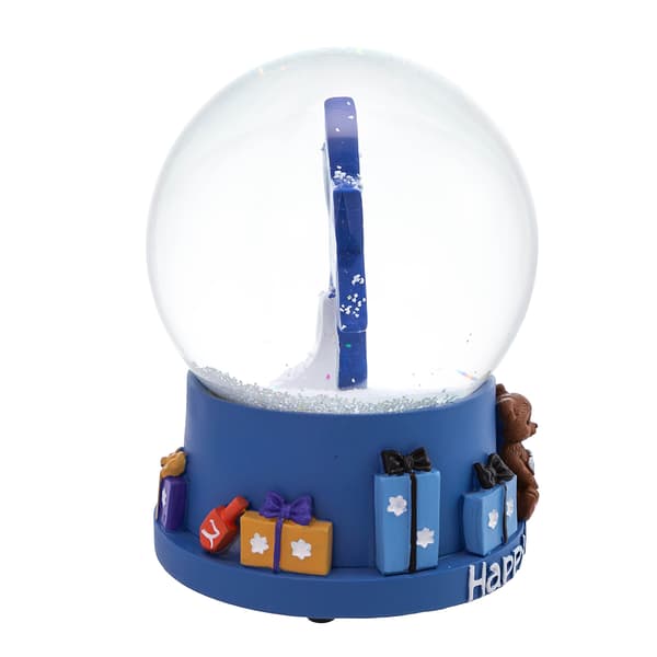 Kurt S. Adler 100mm Musical Hanukkah Star Of David Snowglobe