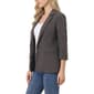 Womens NY Collection 3/4 Sleeve Woven Twill Solid Blazer - image 3