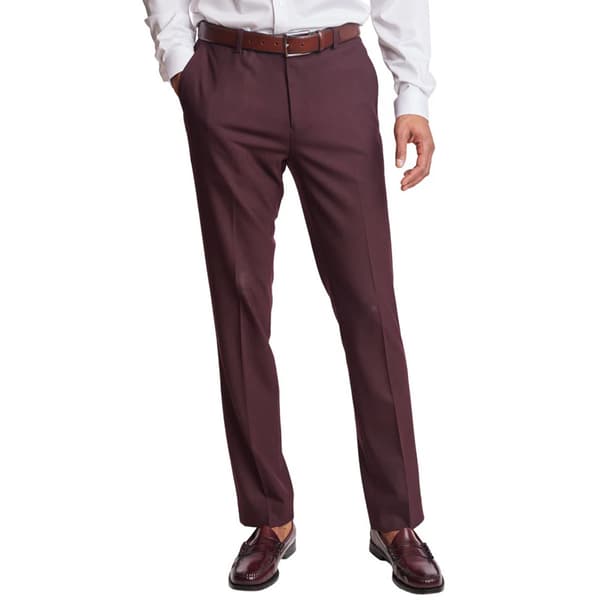 Mens Paisley & Gray&#40;R&#41; Dress Pants - Wine