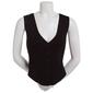 Juniors No Comment Button Front Sweater Vest - image 1