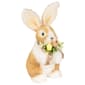 Northlight Seasonal Plush Rabbit with Bow Easter Figurine - image 4