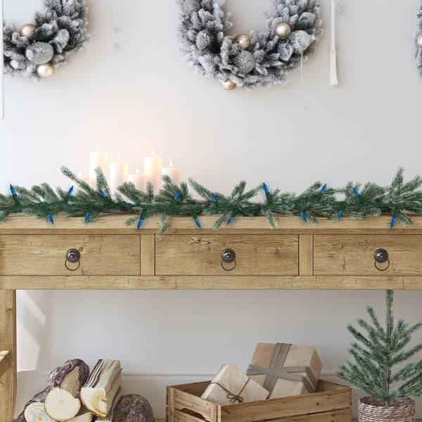 Hofert 140ct. Blue Everglow Chasing Mini Christmas Lights