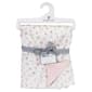 Shabby Chic Reversible Ditsy Floral Mink on Mink Blanket - image 1