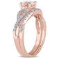Gemstone Classics&#8482; 10kt. Rose Gold Bridal Set - image 2