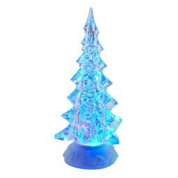 Kurt S. Adler 10.25in. LED Clear Tree Table Piece with Motion