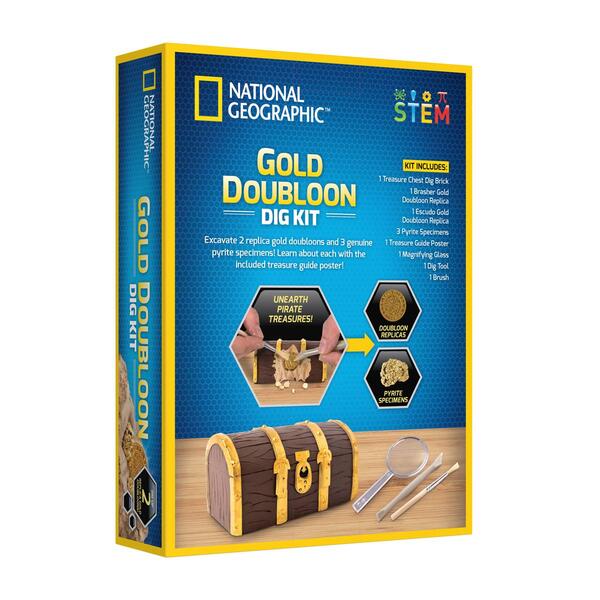 National Geographic&#8482; Gold Doubloon Dig Kit