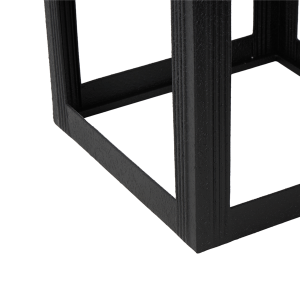 9th & Pike® Modern Black Metal Accent Table Set