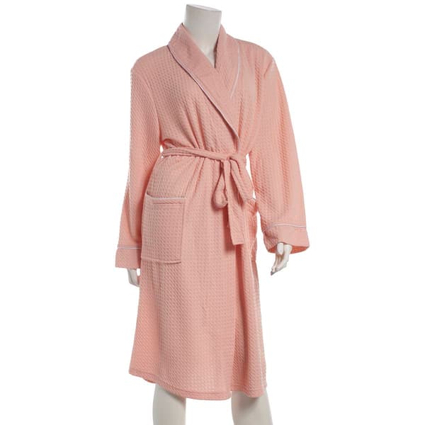Womens Jasmine Rose Houndstooth Shawl with Headband Robe