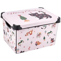 Christmas Cat Storage Tote
