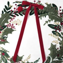 Hallmark Wreath Holiday Decorative Pillow - 18 x 18