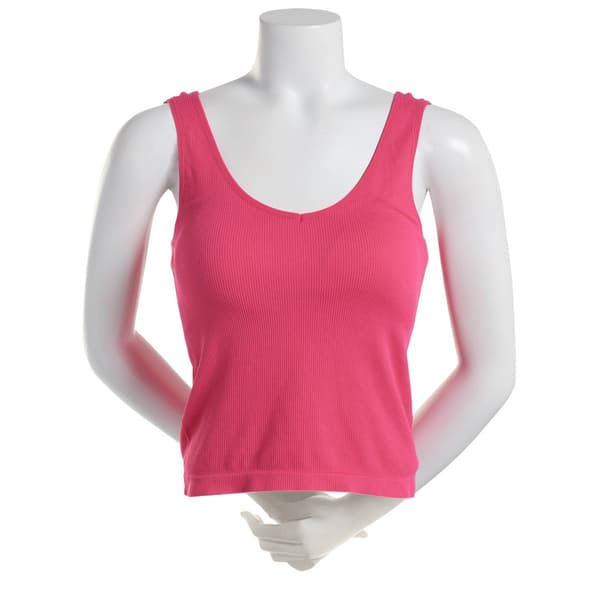Juniors No Comment Seamless Molded Cup Tank