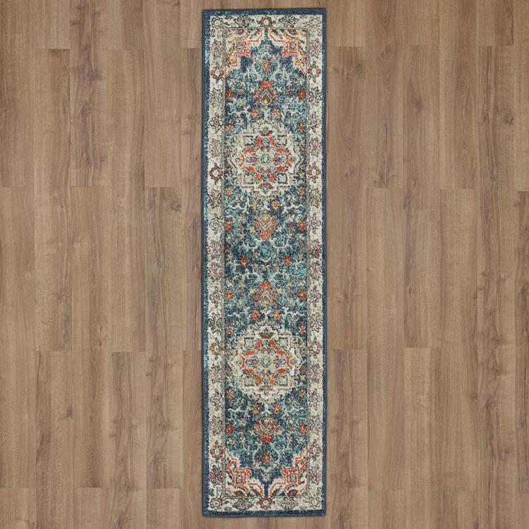 Mohawk Home Dellen Blue Runner