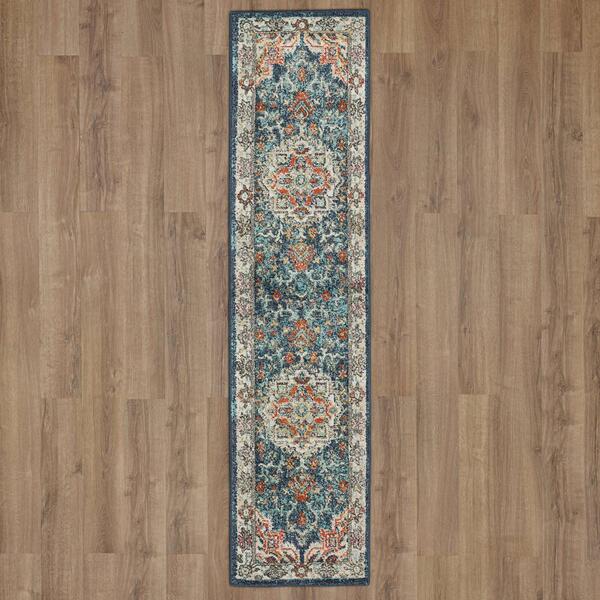 Mohawk Home Dellen Blue Runner - image 