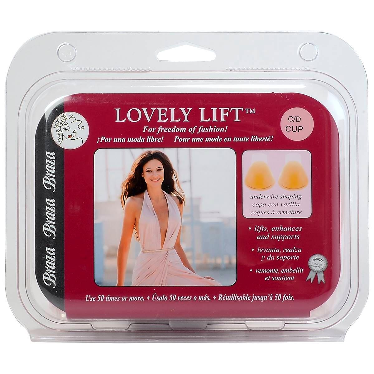Womens Braza Silicone Lift Bra Accessory C/D