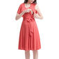 Womens Glow & Grow&#174; Belted Nursing A-Line Maternity Dress - image 3