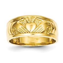 Gold Classics(tm) 14kt. Gold Claddagh Ring