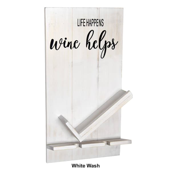Elegant Designs&#8482; Lucca Wall Mounted Wine Bottle Shelf