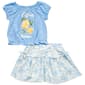 Girls (7-16) Sweet Butterfly Lemon Tee w/ Floral Jacquard Skort - image 2