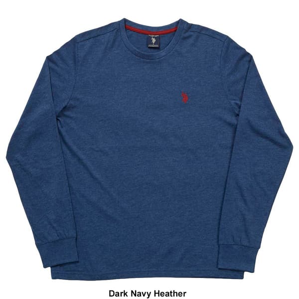 Mens U.S. Polo Assn.® Long Sleeve Crew Neck Tee