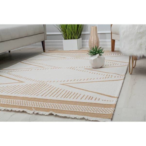 Rugs America&#8482; Sloane Gilded Tropics Geometric Area Rug