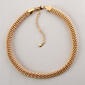 Wearable Art Gold-Tone Popcorn Mesh Necklace - image 1
