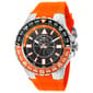Mens Invicta Aviator Black Dial Quartz Orange Band Watch - 19268 - image 1
