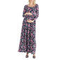 Womens 24/7 Comfort Apparel Maternity Floral Empire Waist Dress - image 1