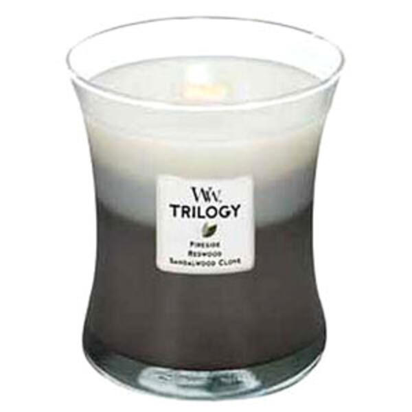 WoodWick&#40;R&#41; Trilogy Warm Woods 10oz. Jar Candle - image 