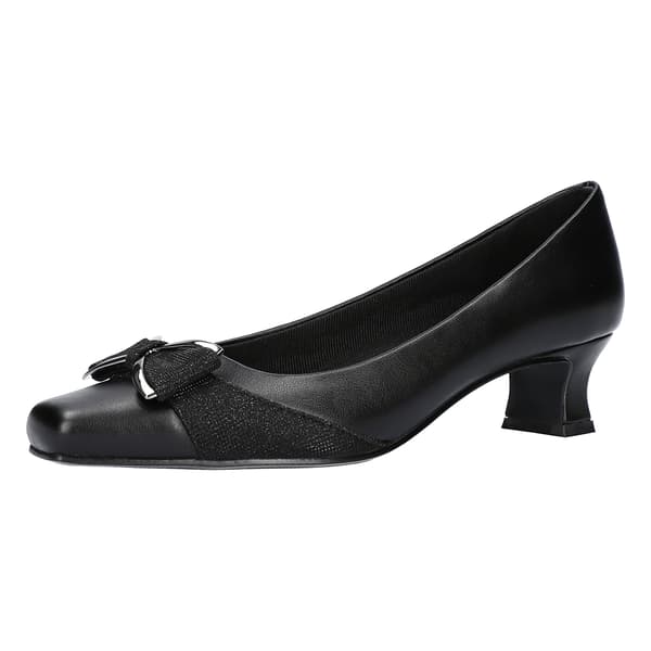 Womens Easy Street Rejoice Glitter Bow Heels