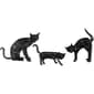 Northlight Seasonal Set of 3 LED Black Cat Outdoor Decor - image 1