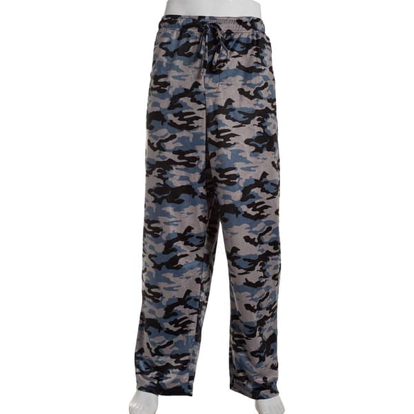 Mens Big & Tall Preswick & Moore(R) Silky Pajama Pants - Camo - image 