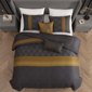 Bebejan® Golden Hex Cotton Sateen 5pc. Reversible Comforter Set - image 5