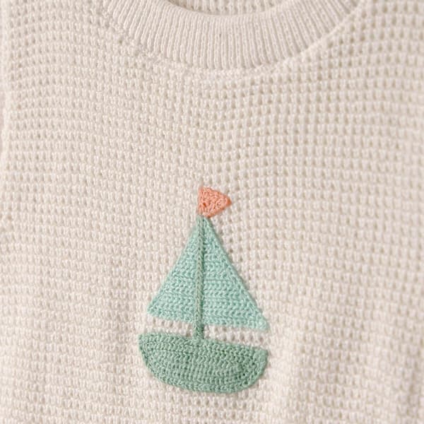 Baby Boy (NB-12M) Carter''s Sailboat Crochet Top/Short Set