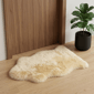 HomeRoots Beige Shag Accent Rug - image 1