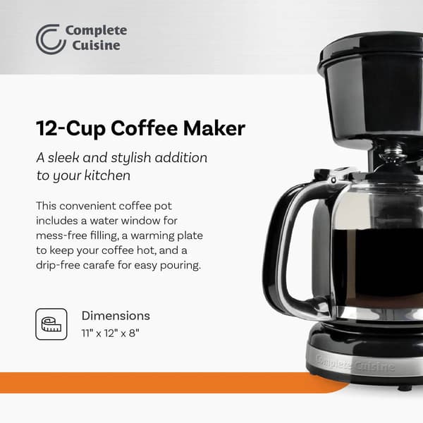 Complete Cuisine 12 Cup Coffee Maker