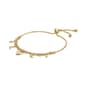 Shine Heart Moon & Bezel Double Strand Bolo Bracelet - image 2
