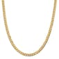 Mens Gold Classics&#8482; 5.9mm. Solid Polished Light Cuban Bracelet - image 2