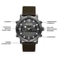 Mens Skechers Gunmetal Leather Strap Watch - SR5159 - image 3