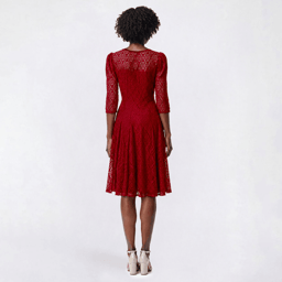 Womens Rabbit Rabbit Rabbit Long Sleeve Floral A-Line Dress