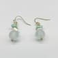 Ashley Cooper(tm) Aqua Orb & Shell Drop Earrings - image 1
