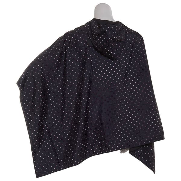 Womens Capelli New York Polka Dot Reversible Poncho