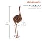 Alpine 45in. Peeking Ostrich Statue - image 11