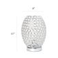 Elegant Designs Elipse Crystal Curved Uplight Table Lamp - image 6