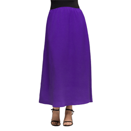 Womens 24/7 Comfort Apparel Elastic Waist Maternity Maxi Skirt