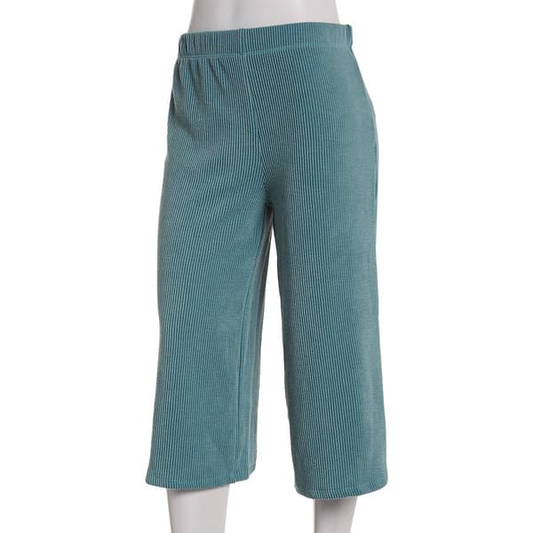 Womens Lexington Ave. Pull On Elastic Waistband Capri Pant - image 