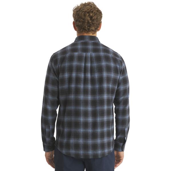 Mens LANDS’ END® Campside Flannel Shirt - Slate